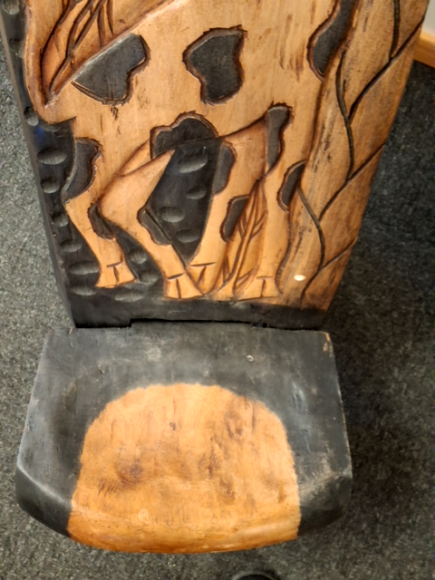 Afrikansk stol- lacy chair